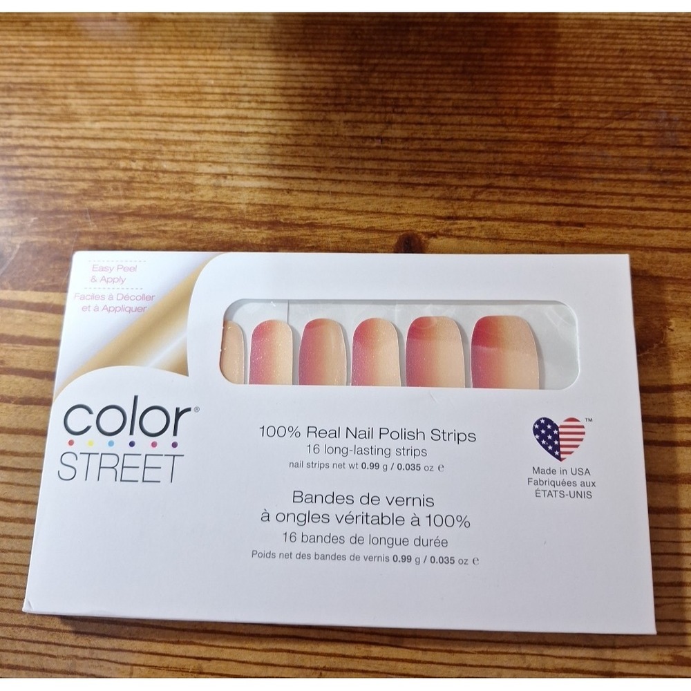 Color Street 100% Nail Polish Strips Into The Sunset Made‎ In The USA New